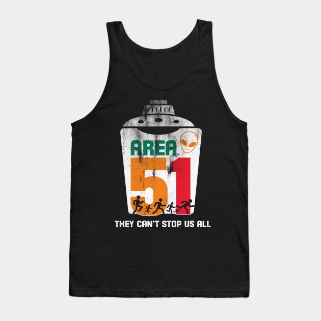 Area 51 Tank Top by Toby Wilkinson